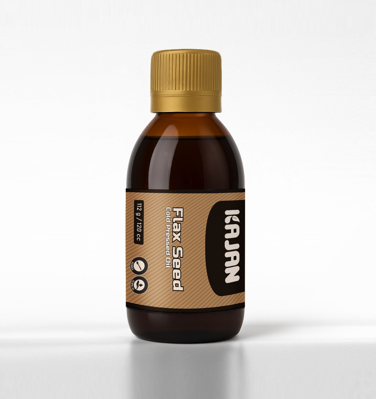 روغن تخم کتان (120 میلی‌لیتر)