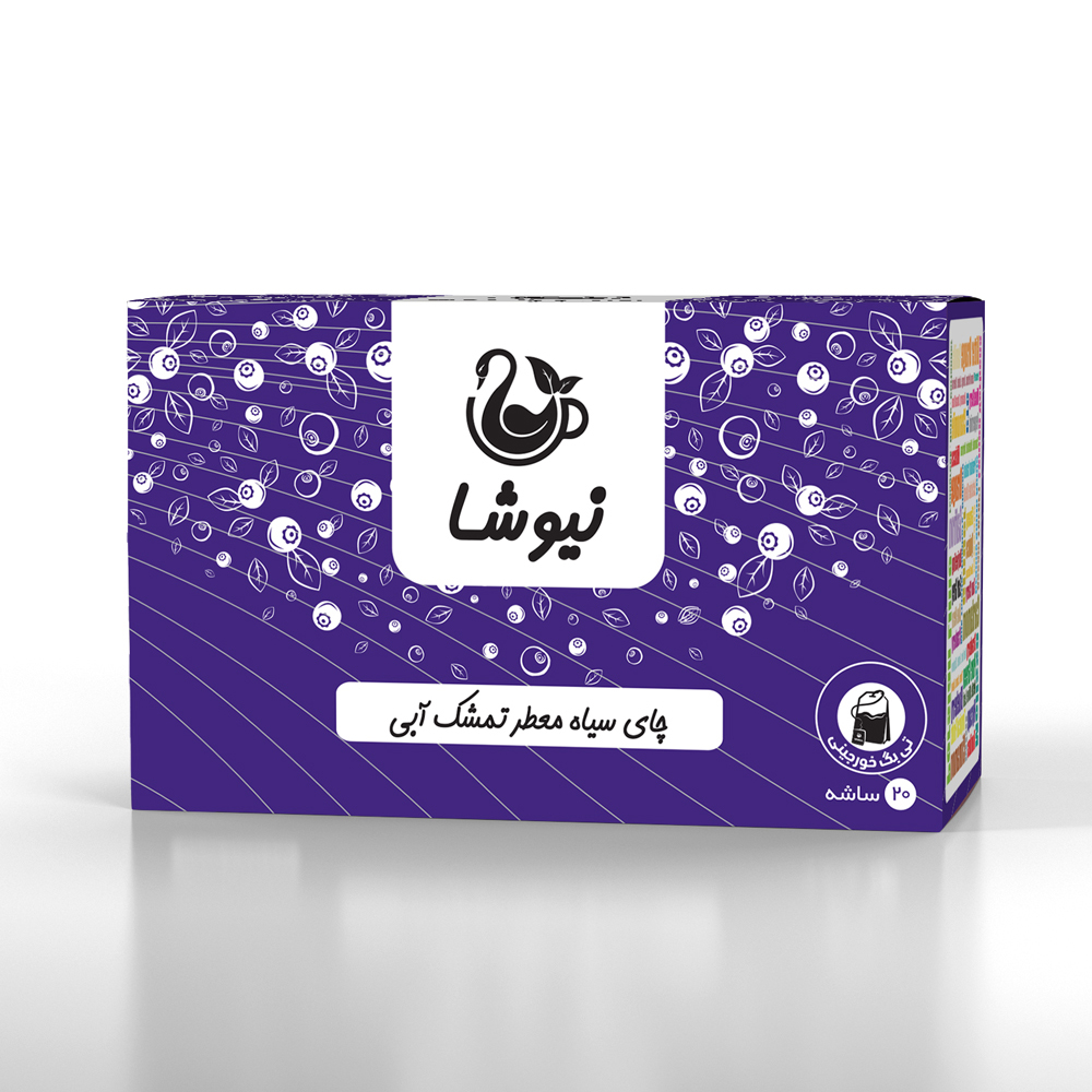 چای سیاه و تمشک آبی
