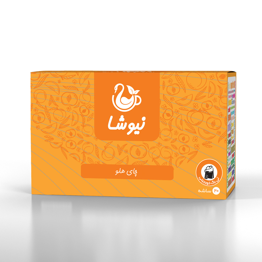 چای سیاه و هلو