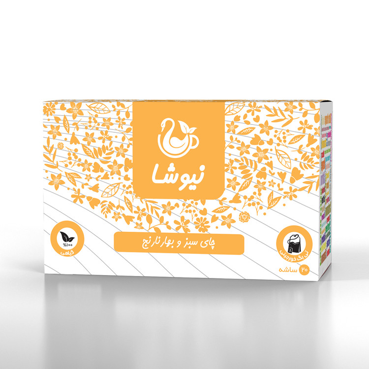 چای سبز و بهارنارنج