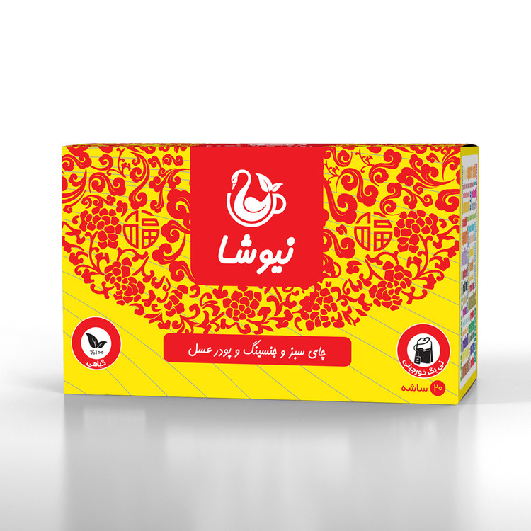 چای سبز و جنسینگ