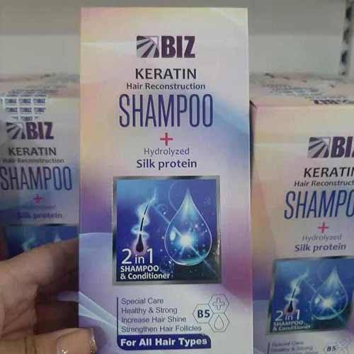 شامپو کراتینه و پروتئین هیدرولیز شده ابریشم