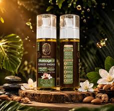 روغن ماساژ بدن اکسونیک حاوی روغن بادام شیرین و روغن یاس